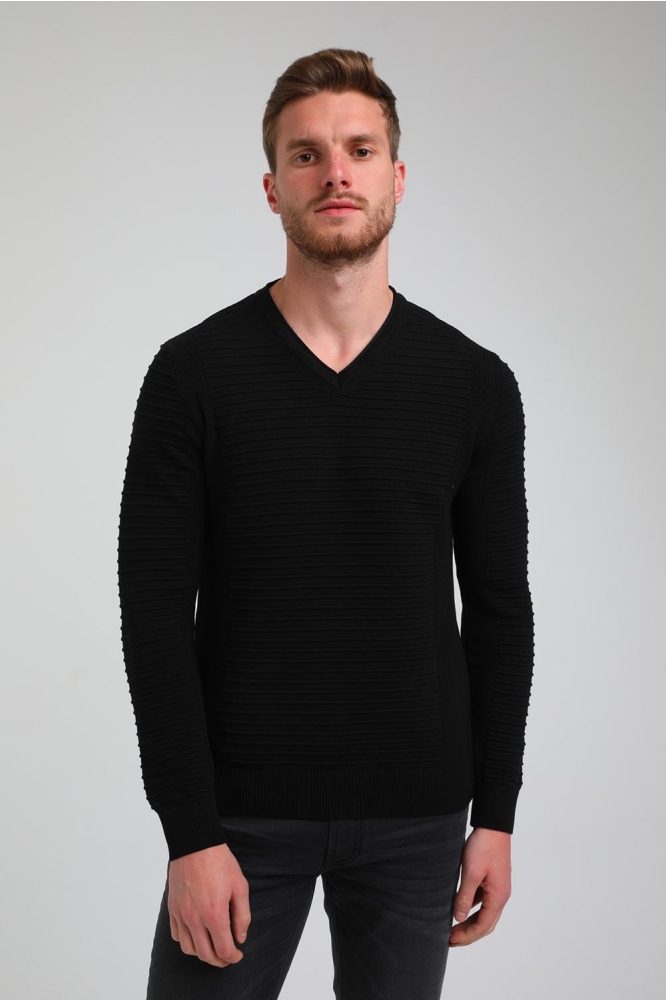 TRUI MET STRUCTUUR 614266 201 black